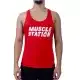 Muscle Station Tank Top Atlet Kırmızı